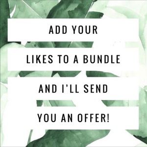 Bundle your likes for a discount!